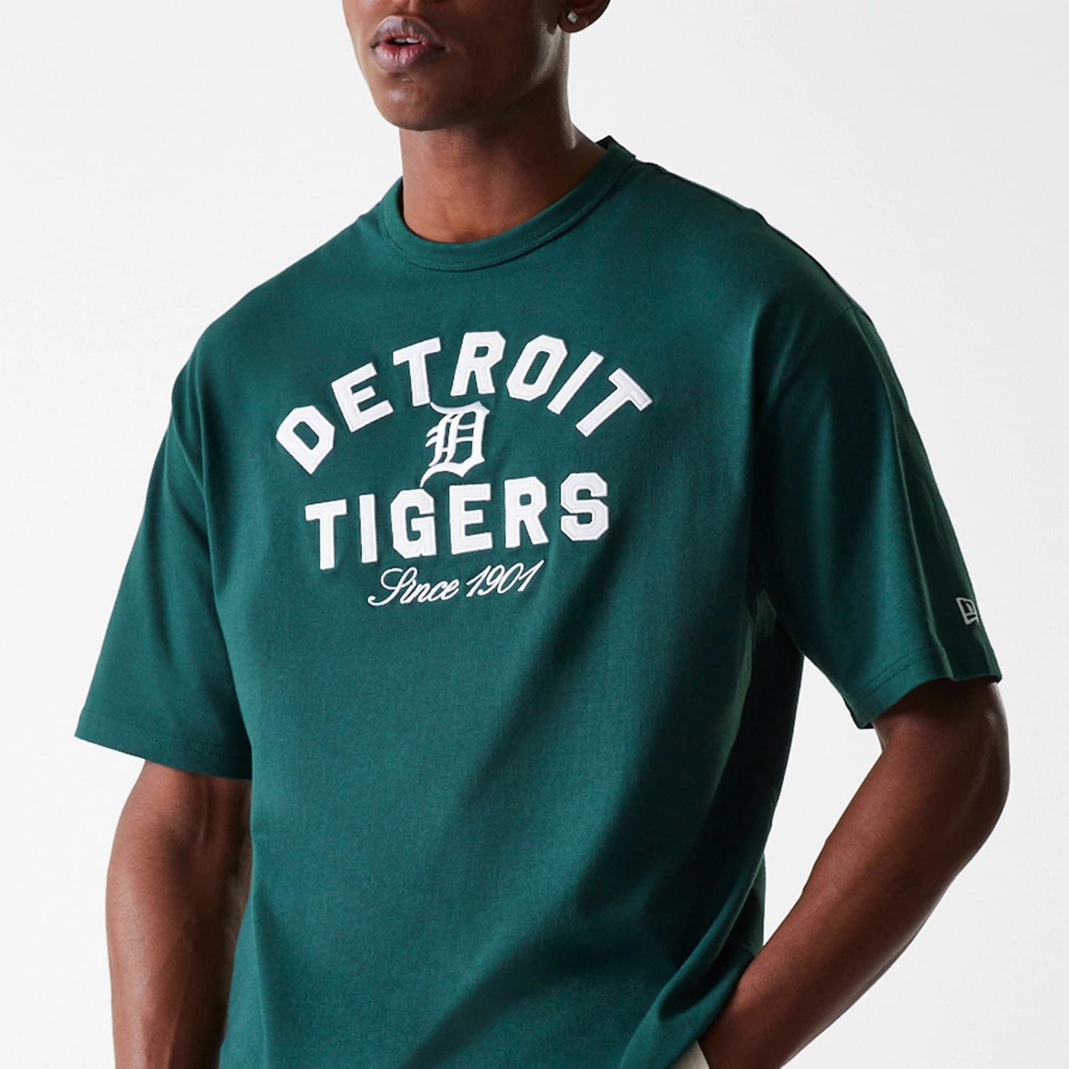 Detroit Tigers MLB Heritage Dark Green Oversized T-Shirt-kentox