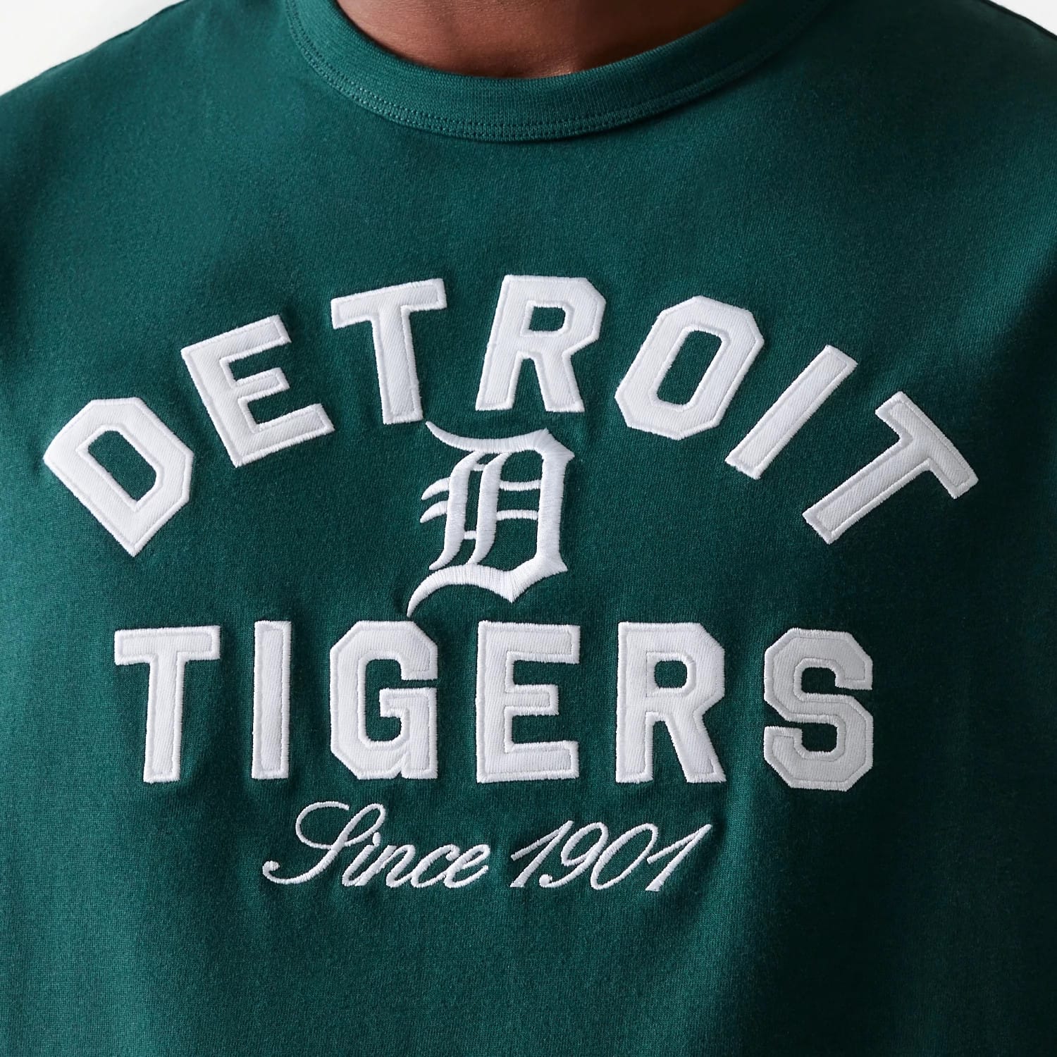 Detroit Tigers MLB Heritage Dark Green Oversized T-Shirt-kentox