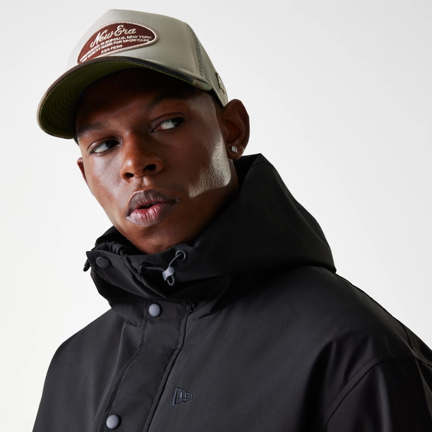 New Era Black Coach Jacket-kentox