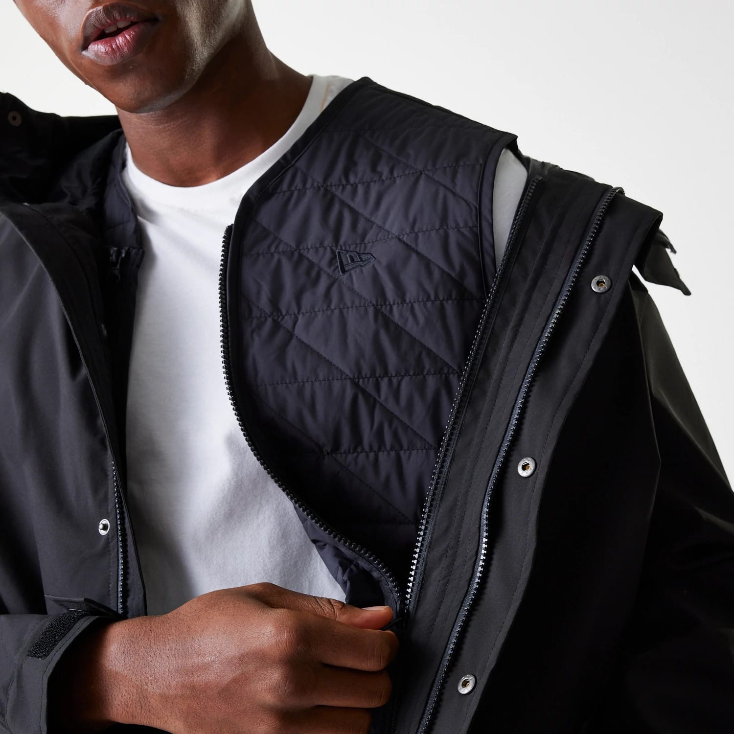 New Era Black Coach Jacket-kentox