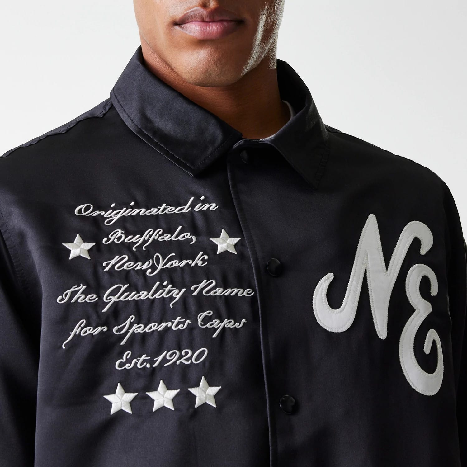 New Era Black Coaches Jacket-kentox