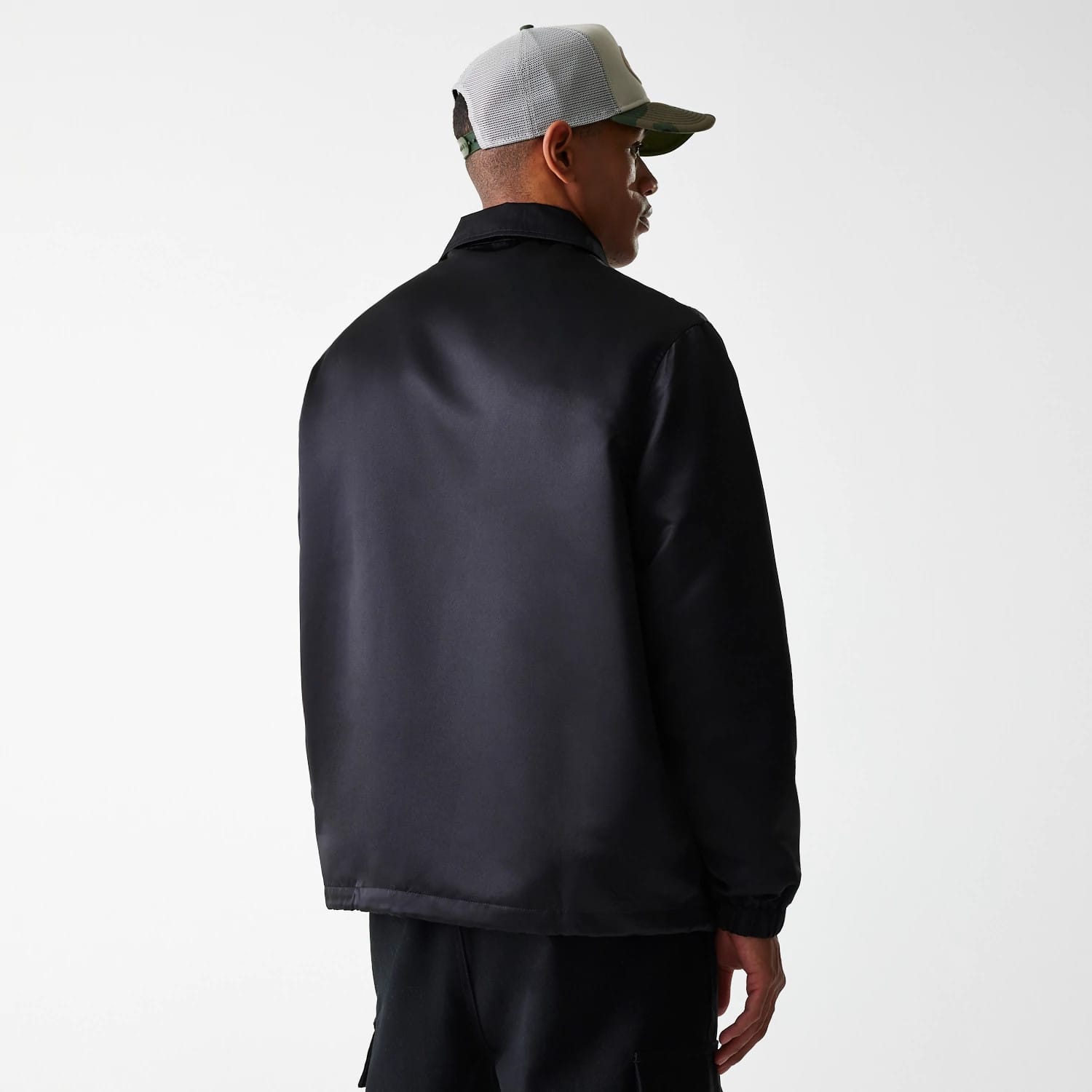 New Era Black Coaches Jacket-kentox