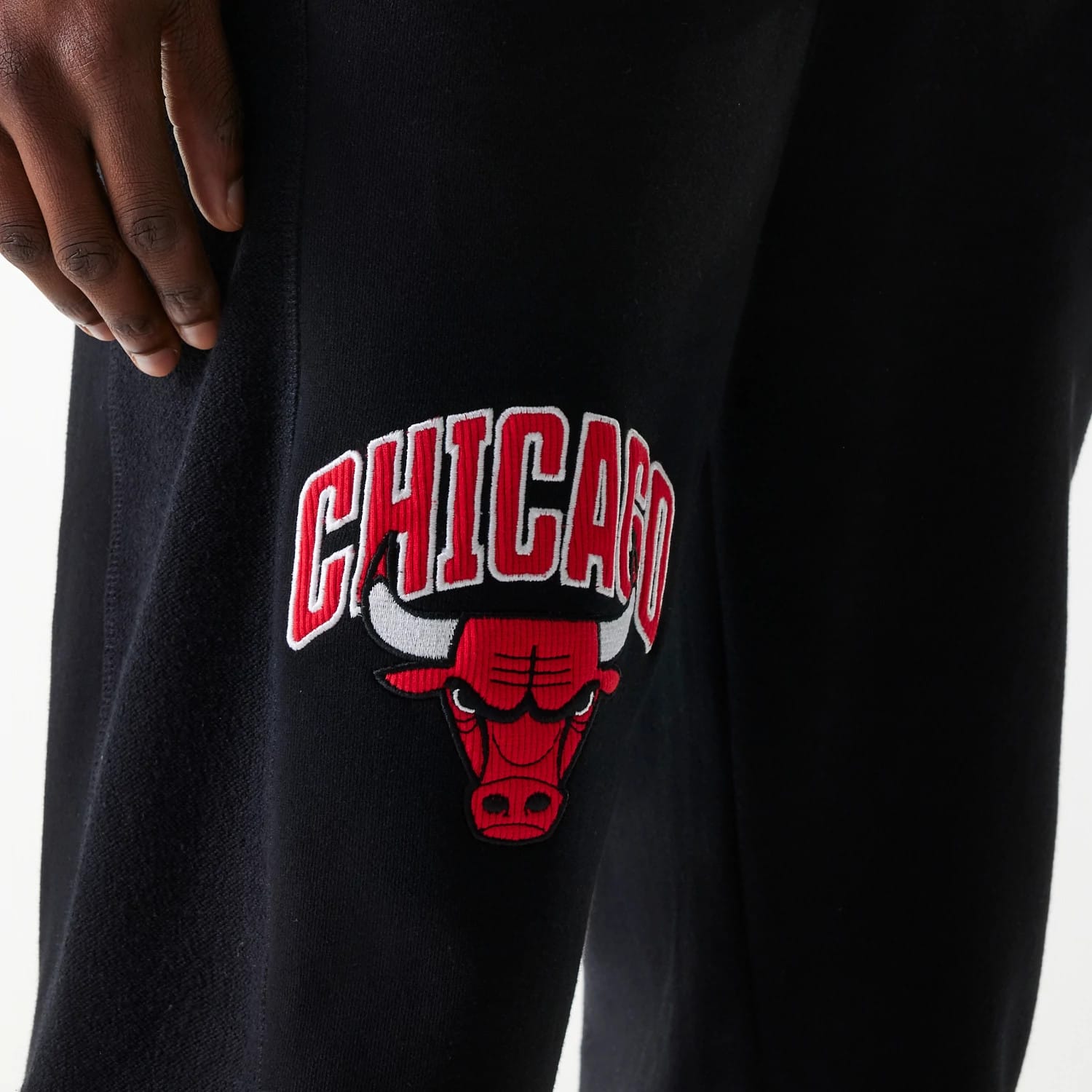 Chicago Bulls NBA Arch Graphic Black Joggers-kentox