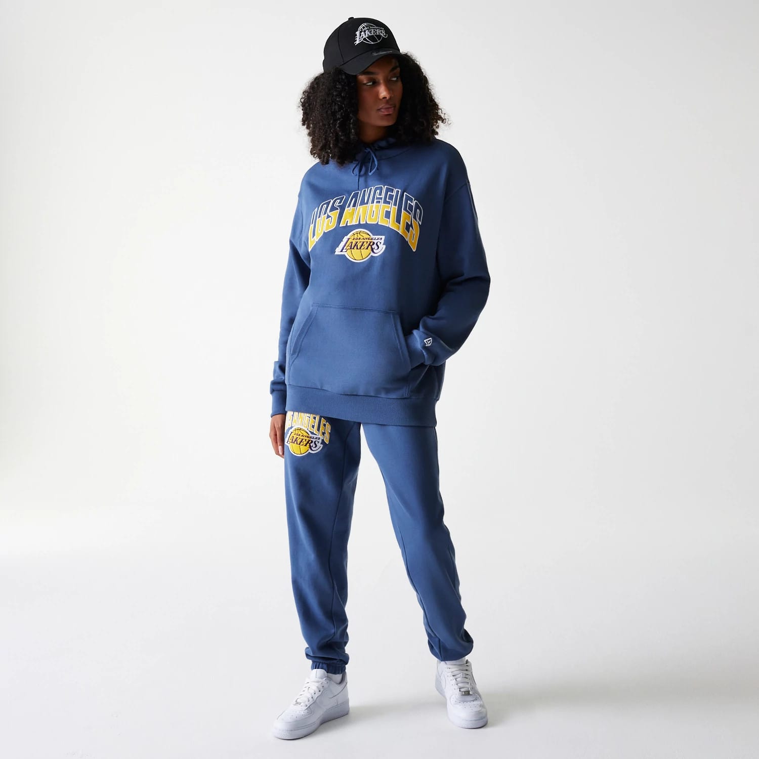 LA Lakers NBA Arch Graphic Dark Blue Joggers-kentox