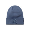New York Yankees Youth MLB League Essential Dark Blue Cuff Knit Beanie Hat-kentox