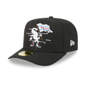 Chicago White Sox MLB Cartoon Black 59FIFTY A-Frame Fitted Cap-kentox