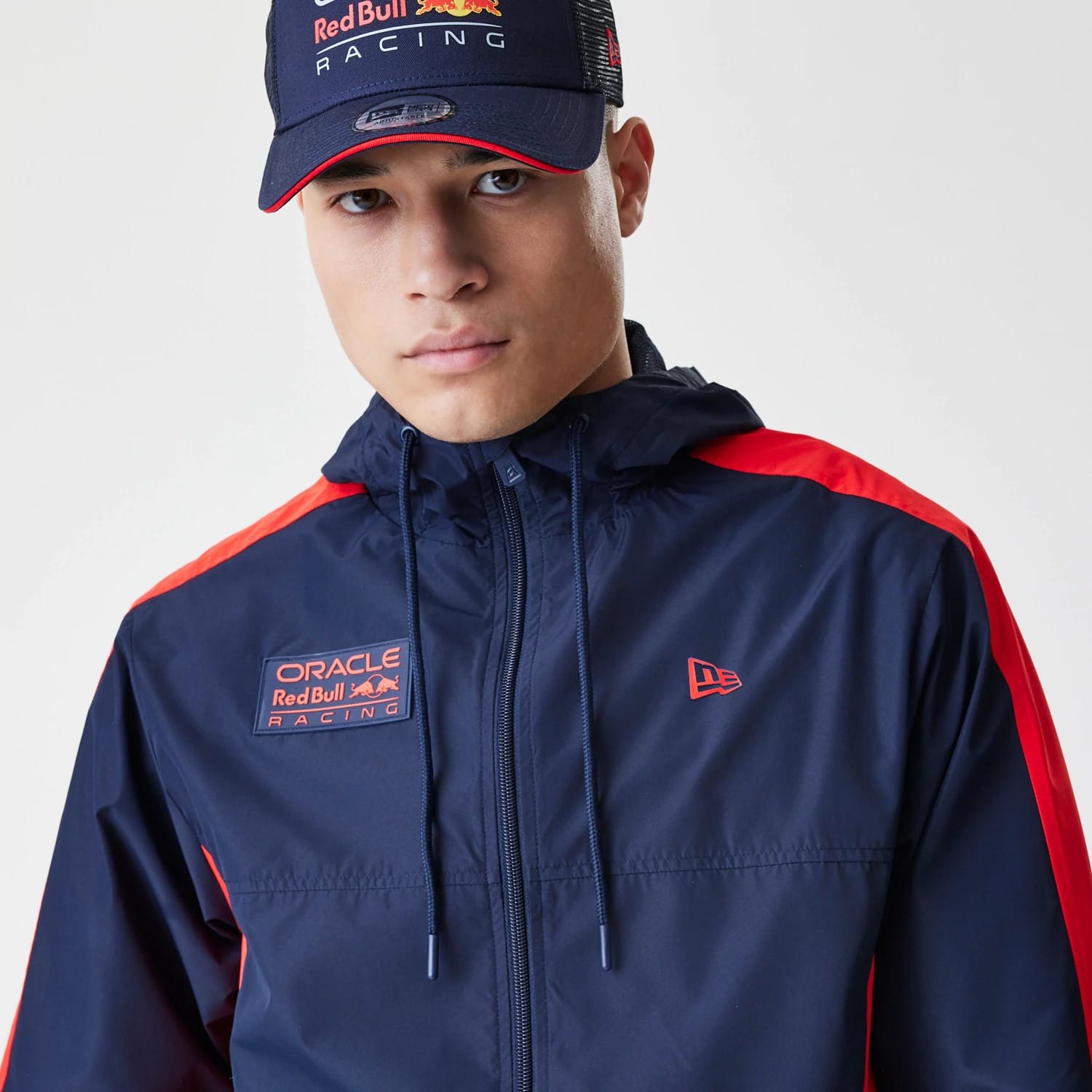 Red Bull Racing Dark Blue Windrunner Jacket-kentox