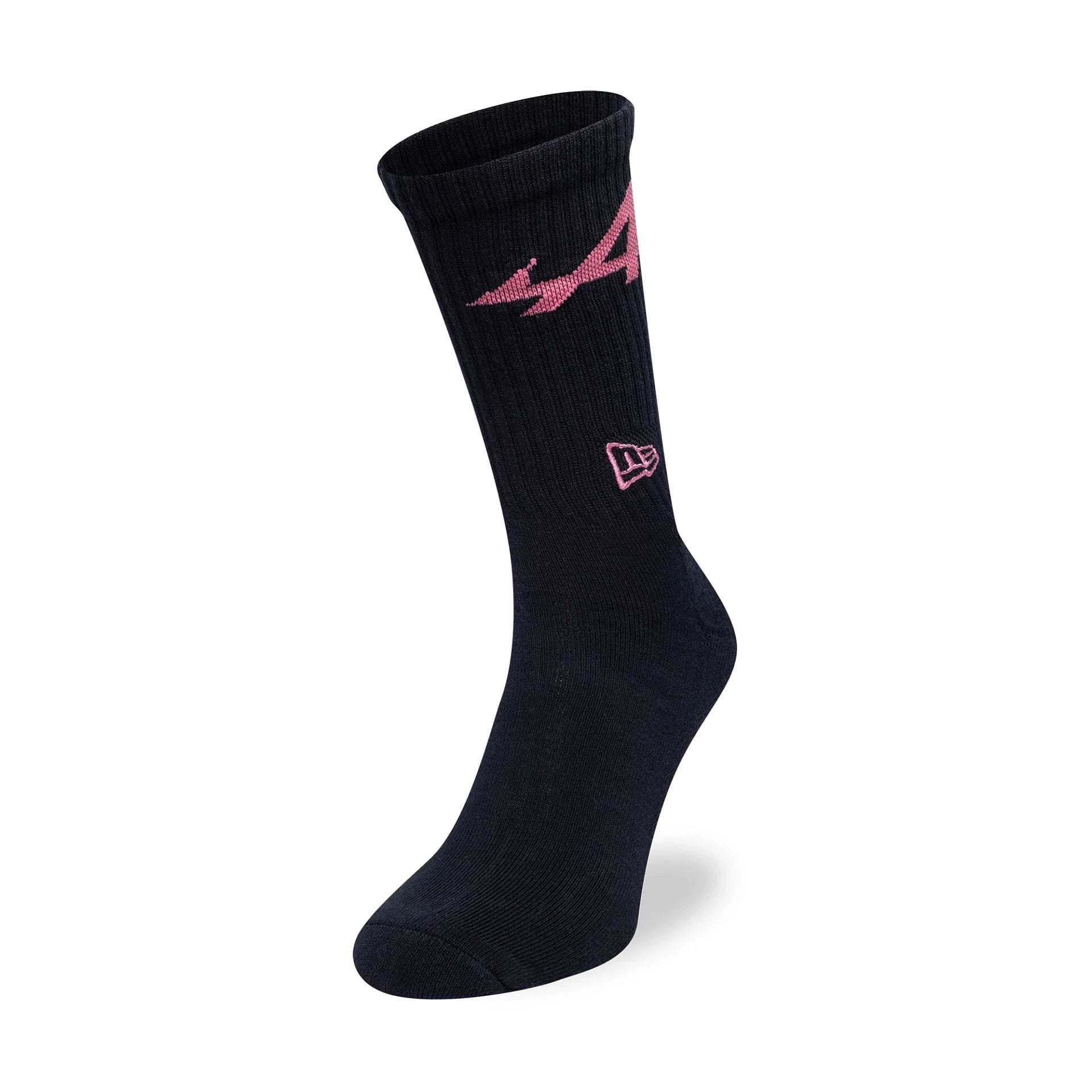Alpine Racing Alpine Logo Navy 3 Pack Crew Socks-kentox