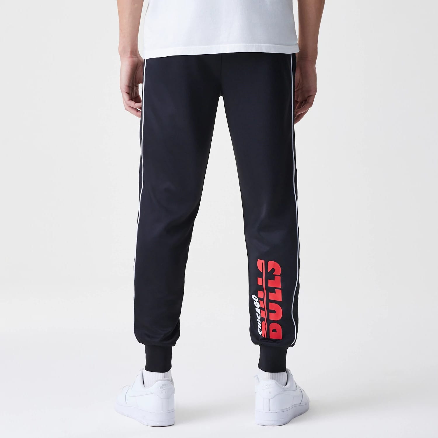 Chicago Bulls NBA Slim Black Track Pants-kentox