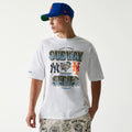 MLB Subway Series White Oversized T-Shirt-kentox