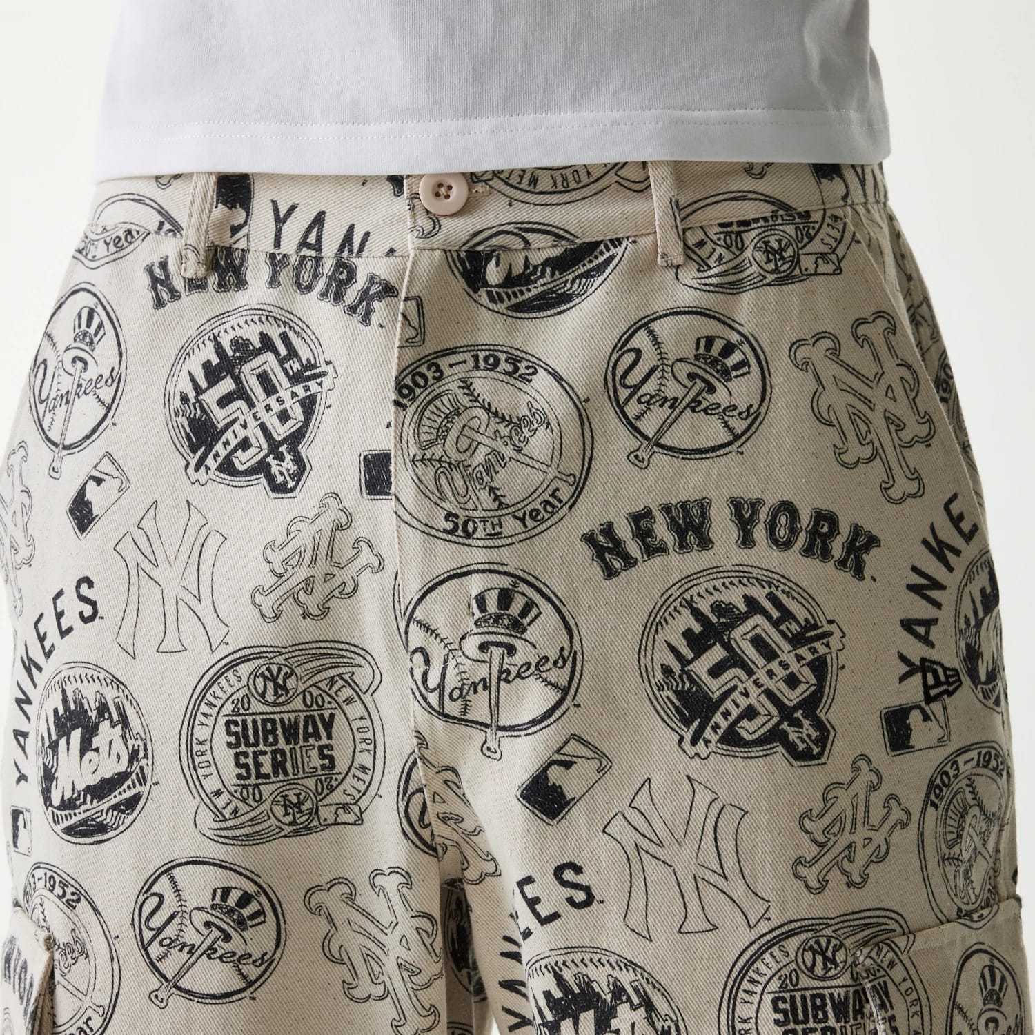 MLB Subway Series All Over Print Cargo Trousers-kentox