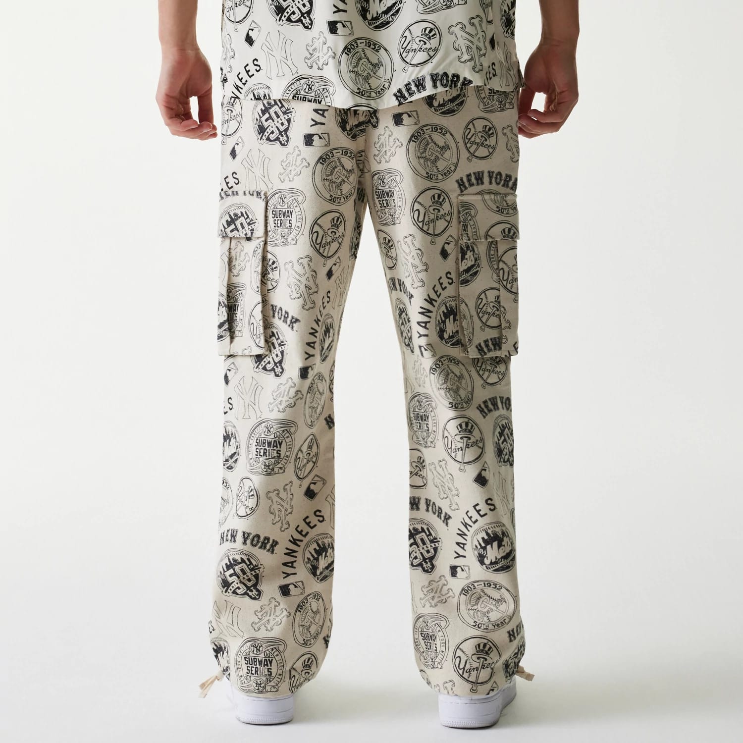 MLB Subway Series All Over Print Cargo Trousers-kentox