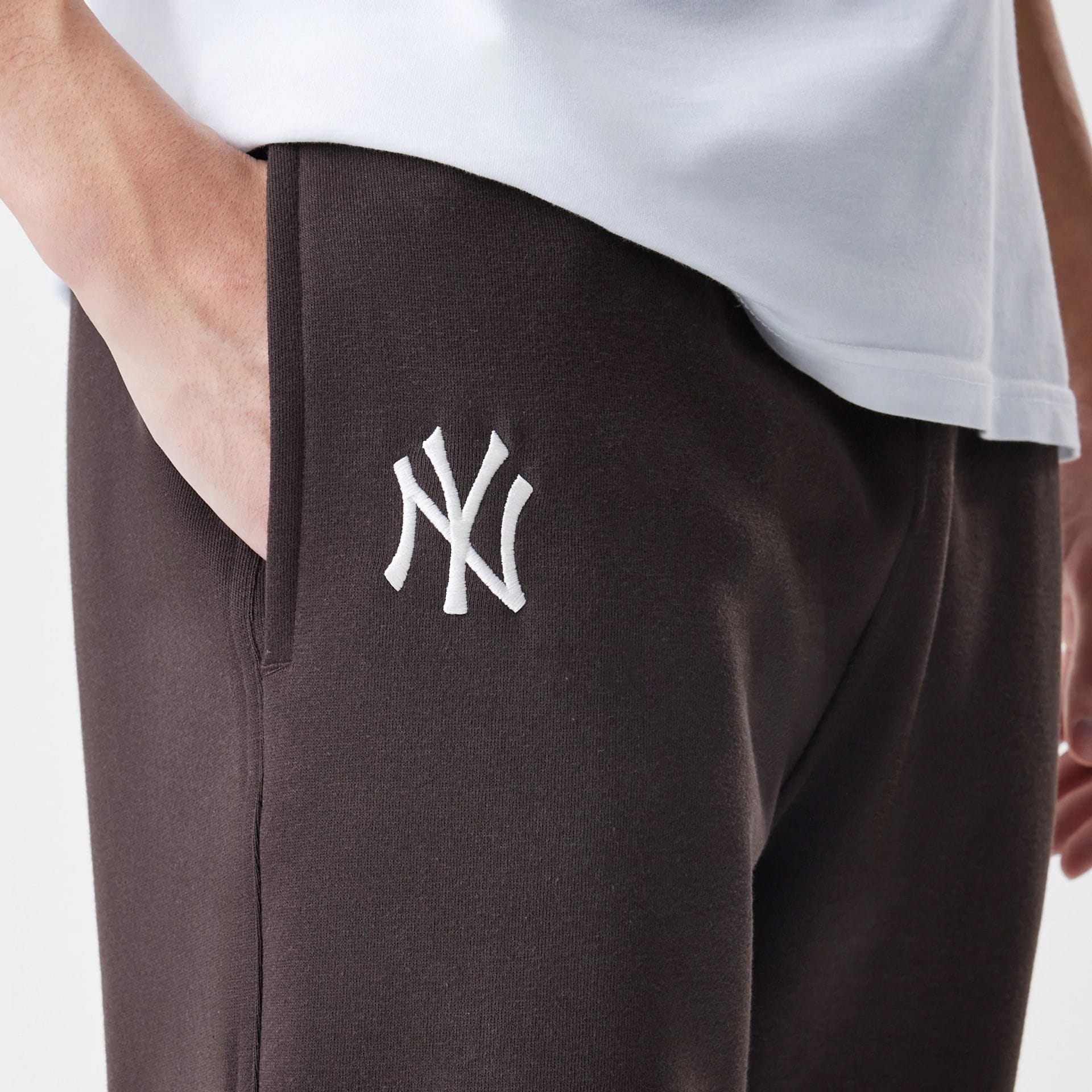 New York Yankees MLB Midi League Essential Dark Brown Joggers-kentox