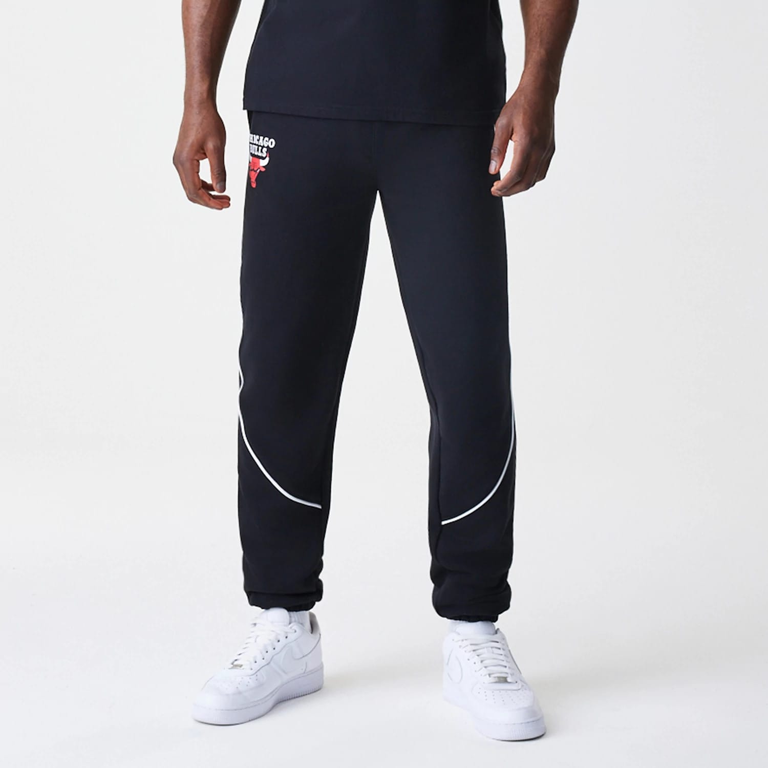 Chicago Bulls NBA Piping Navy Joggers-kentox