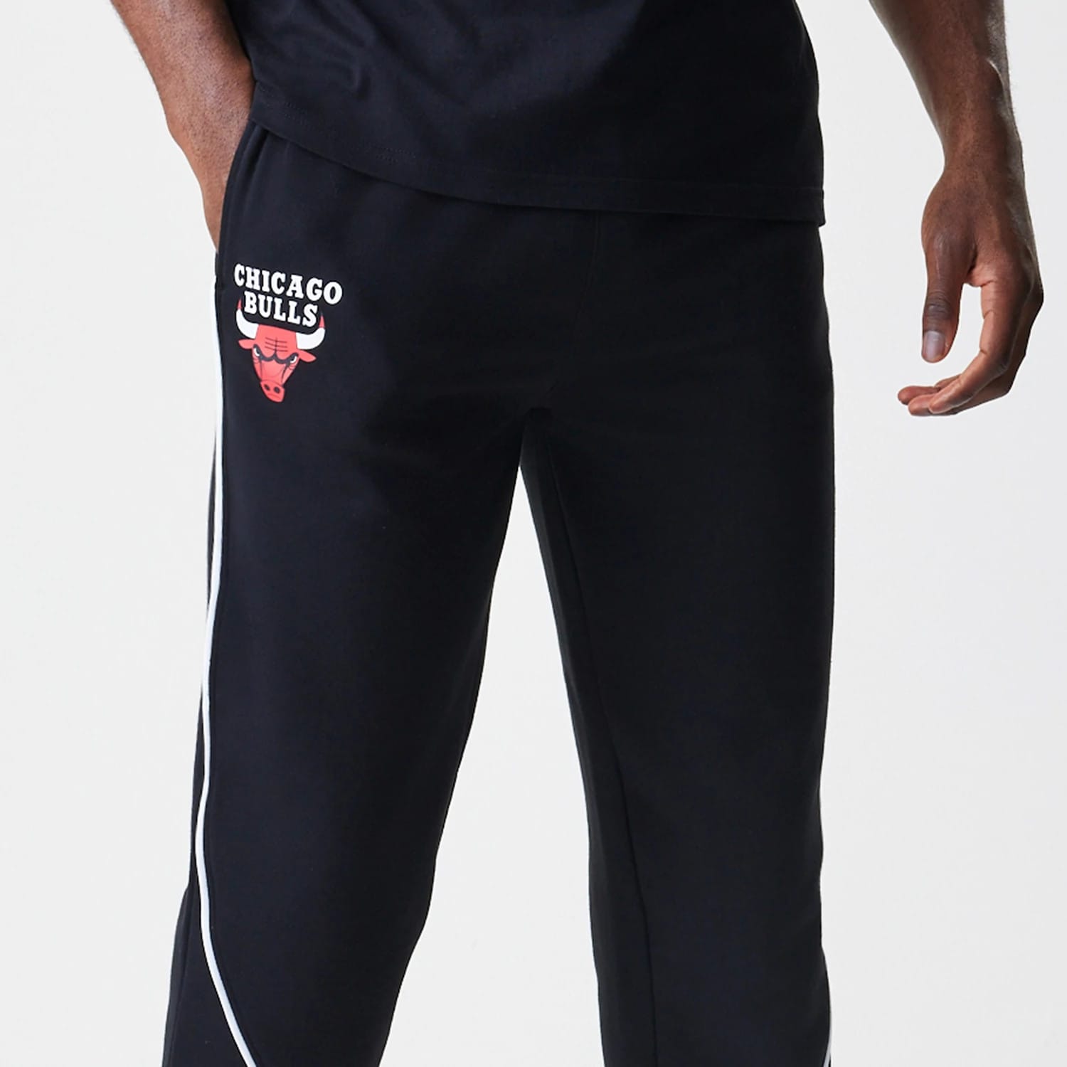 Chicago Bulls NBA Piping Navy Joggers-kentox
