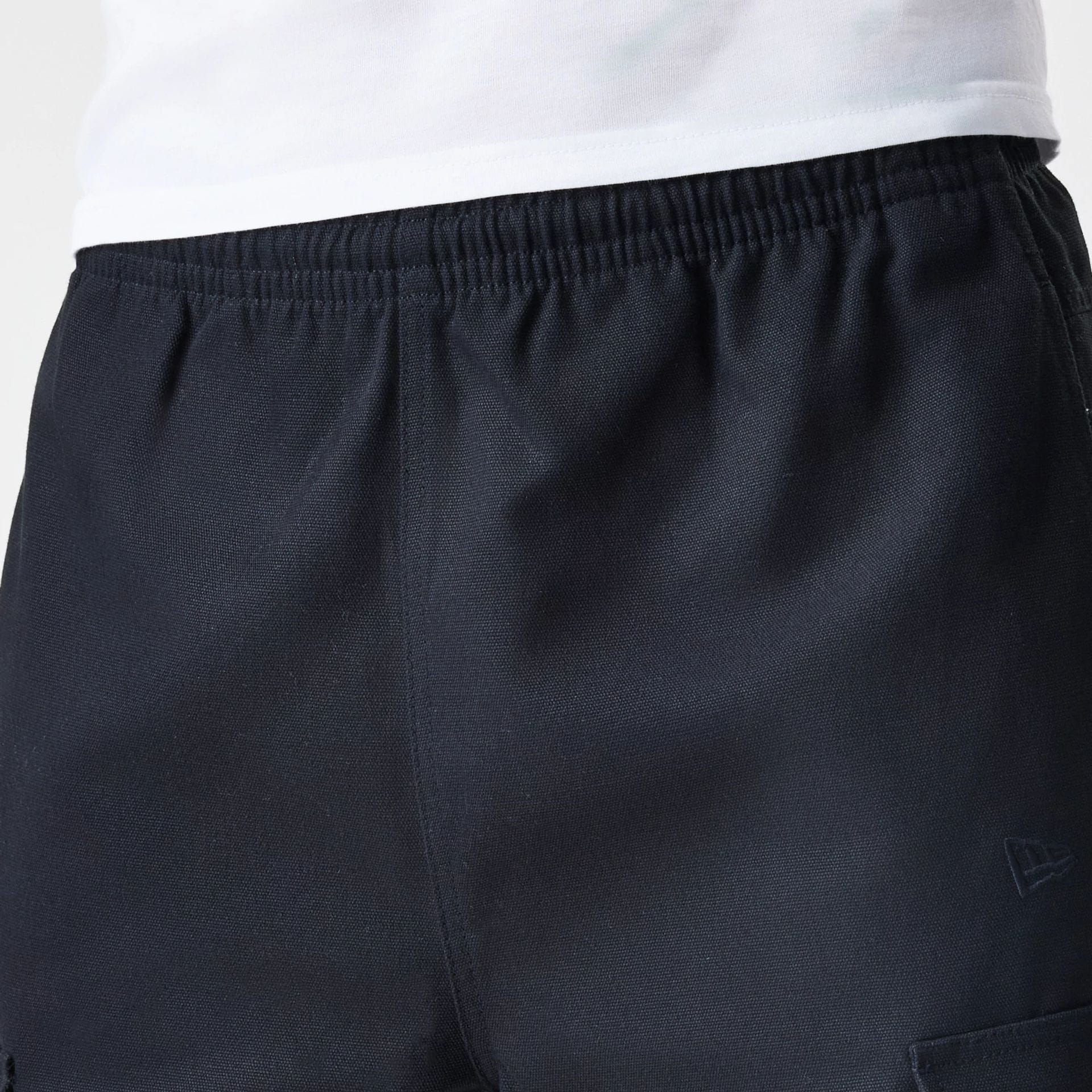 New Era Cargo Black Straight Leg Trousers-kentox