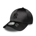 New York Yankees Womens MLB Satin Bow Back Black 9FORTY Adjustable Cap-kentox
