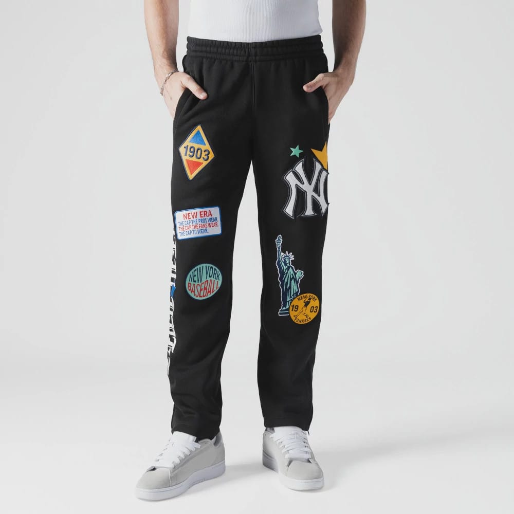 New York Yankees MLB x Uptown Threads Black Joggers-kentox