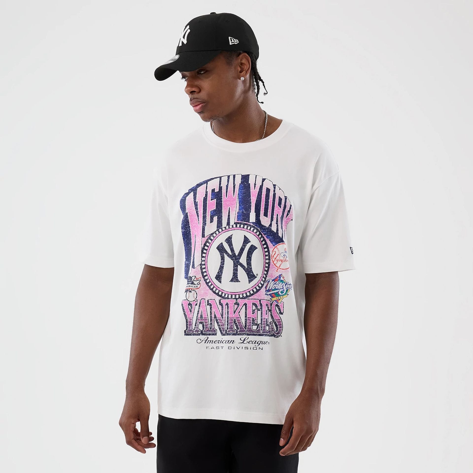 New York Yankees MLB Sport Classic White T-Shirt-kentox
