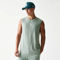 LA Dodgers MLB Pastel Green Sleeveless T-Shirt-kentox