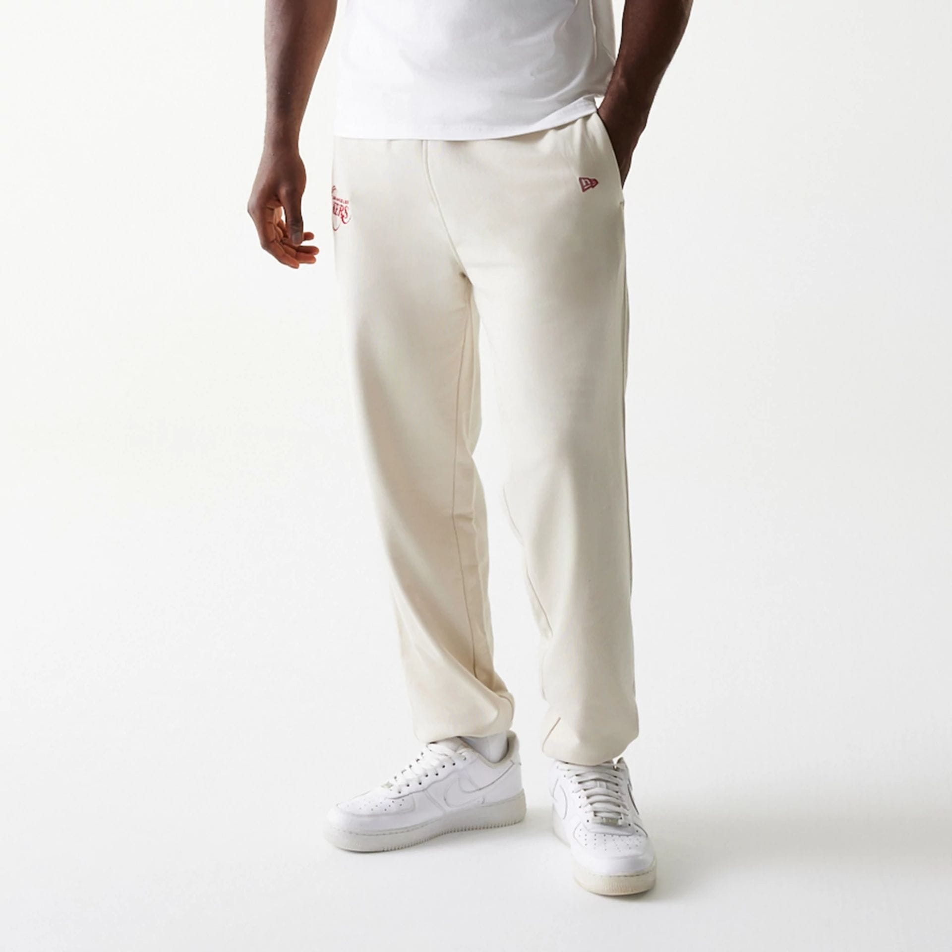 LA Lakers NBA League Essential Cream Joggers-kentox