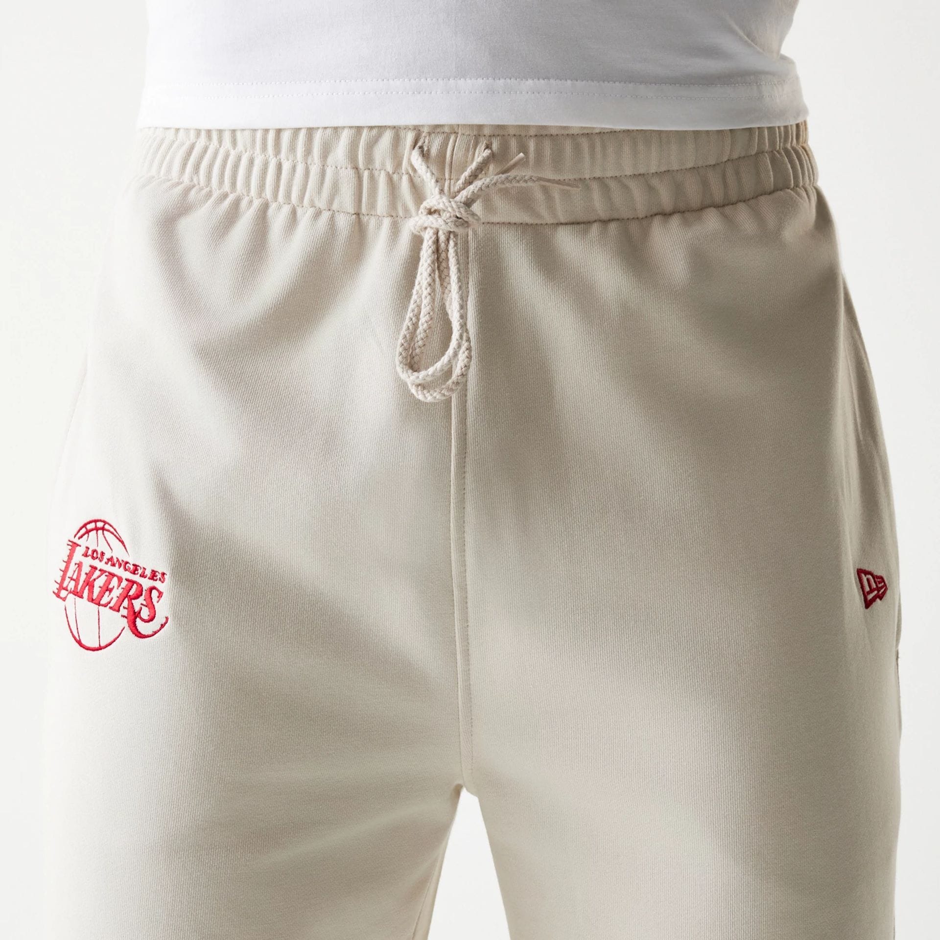 LA Lakers NBA League Essential Cream Joggers-kentox