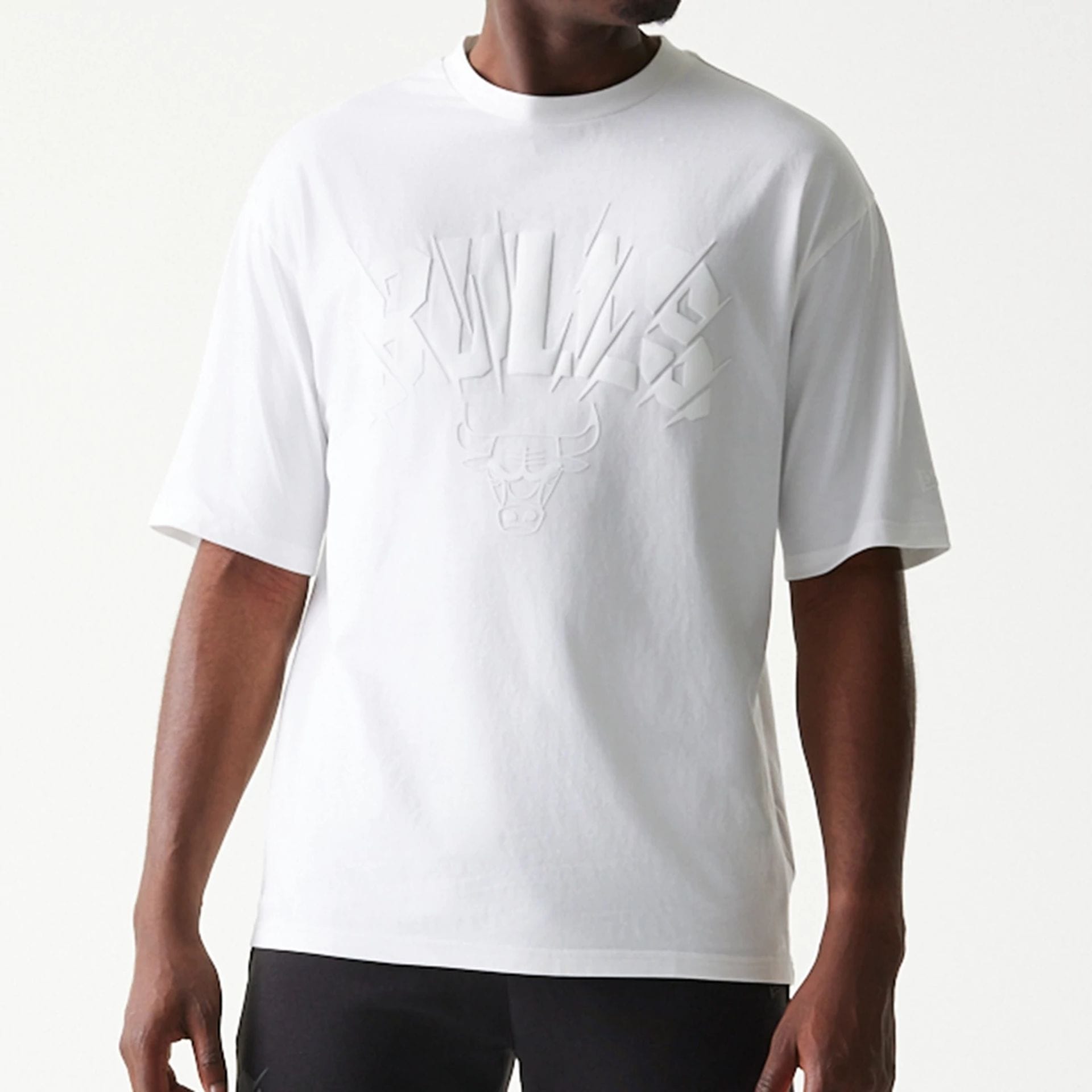 Chicago Bulls NBA White Oversized T-Shirt-kentox