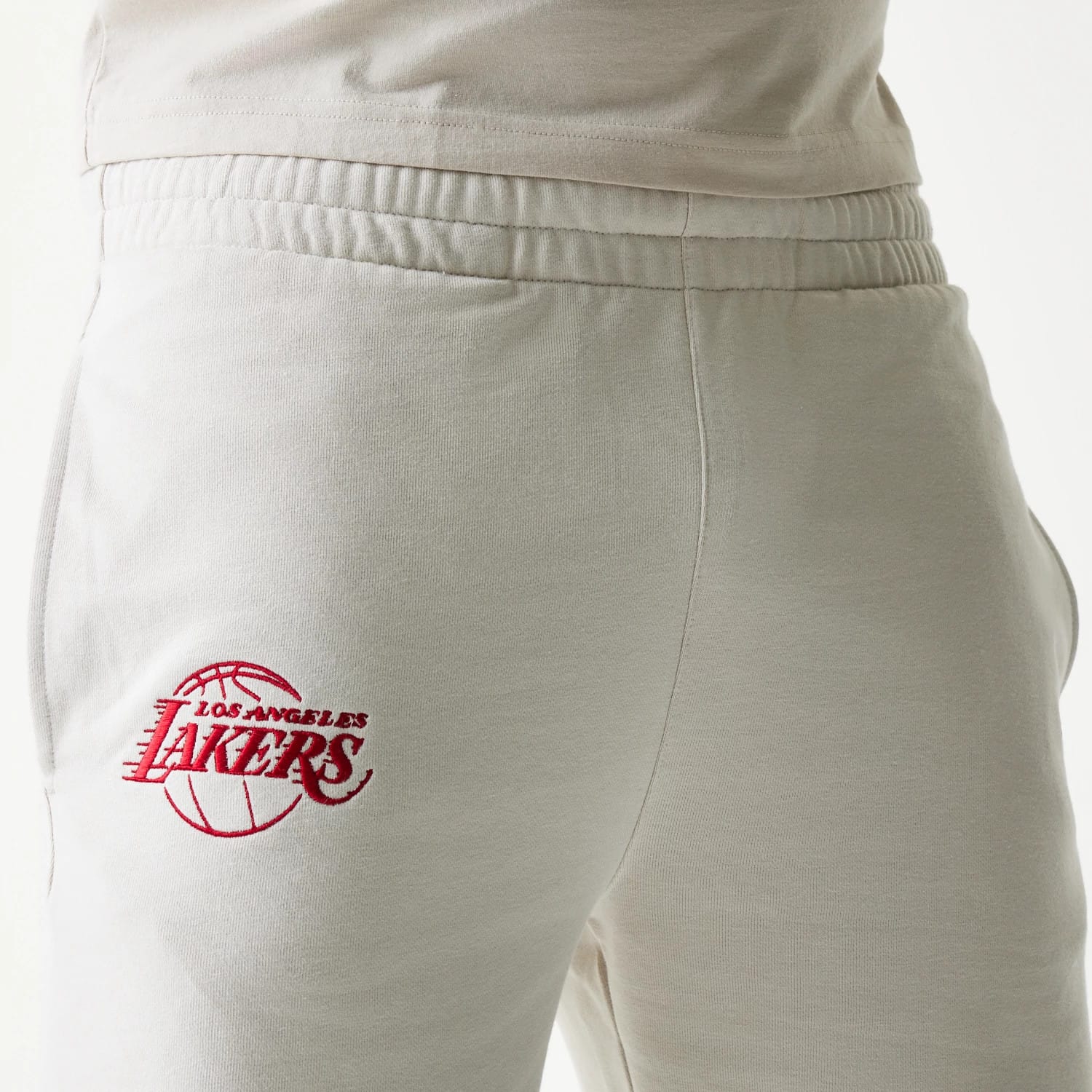 LA Lakers NBA League Essential Cream Shorts-kentox