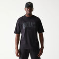 Chicago Bulls NBA Black Oversized T-Shirt-kentox