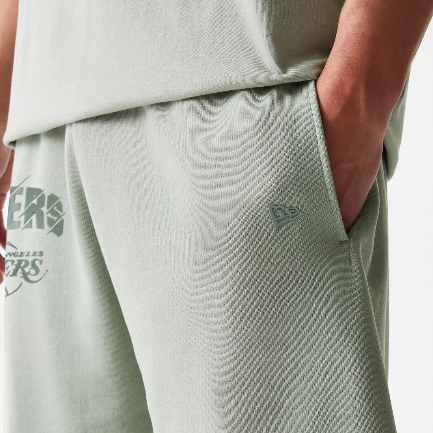 LA Lakers NBA Pastel Green Shorts-kentox