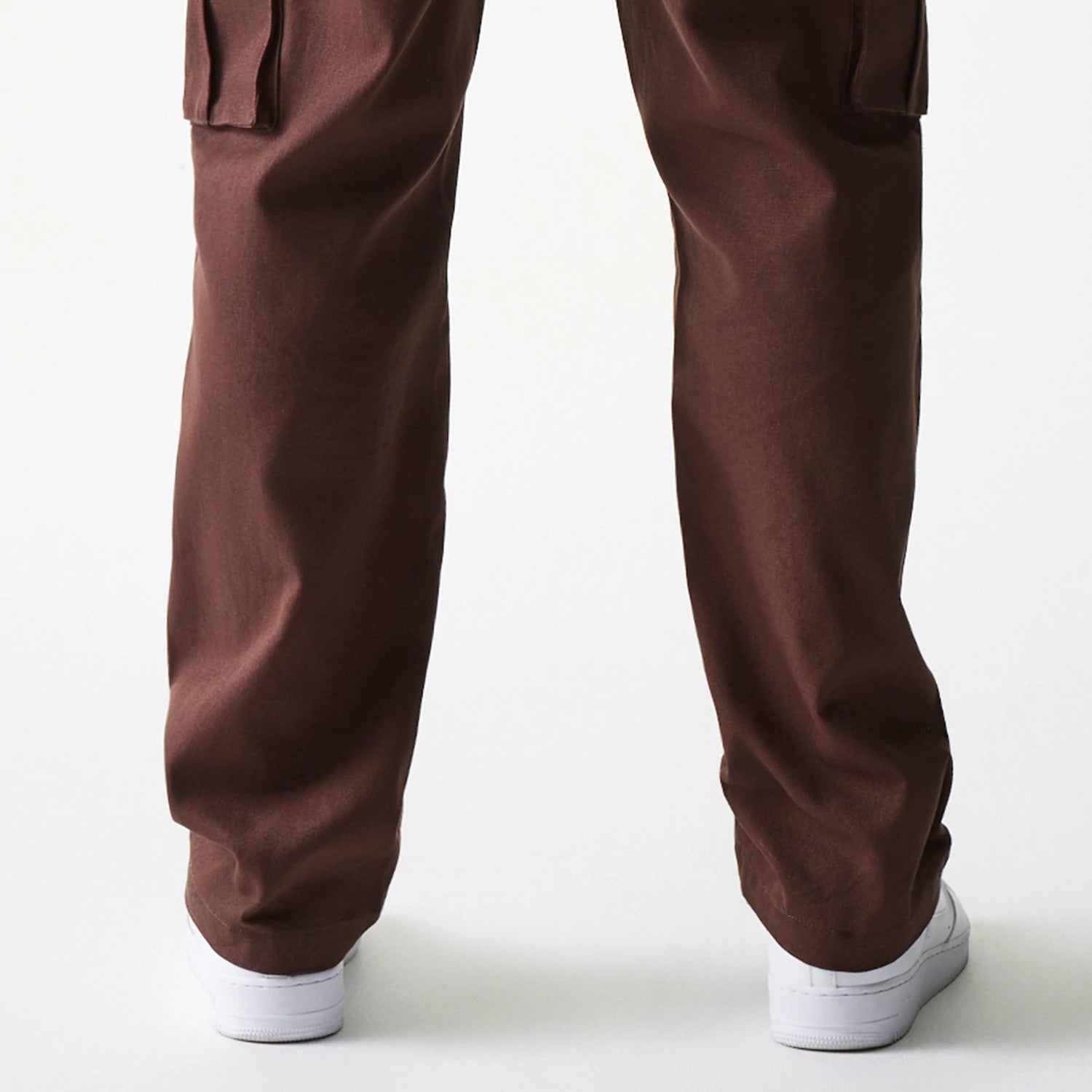 New Era Brown Straight Leg Cargo Joggers-kentox