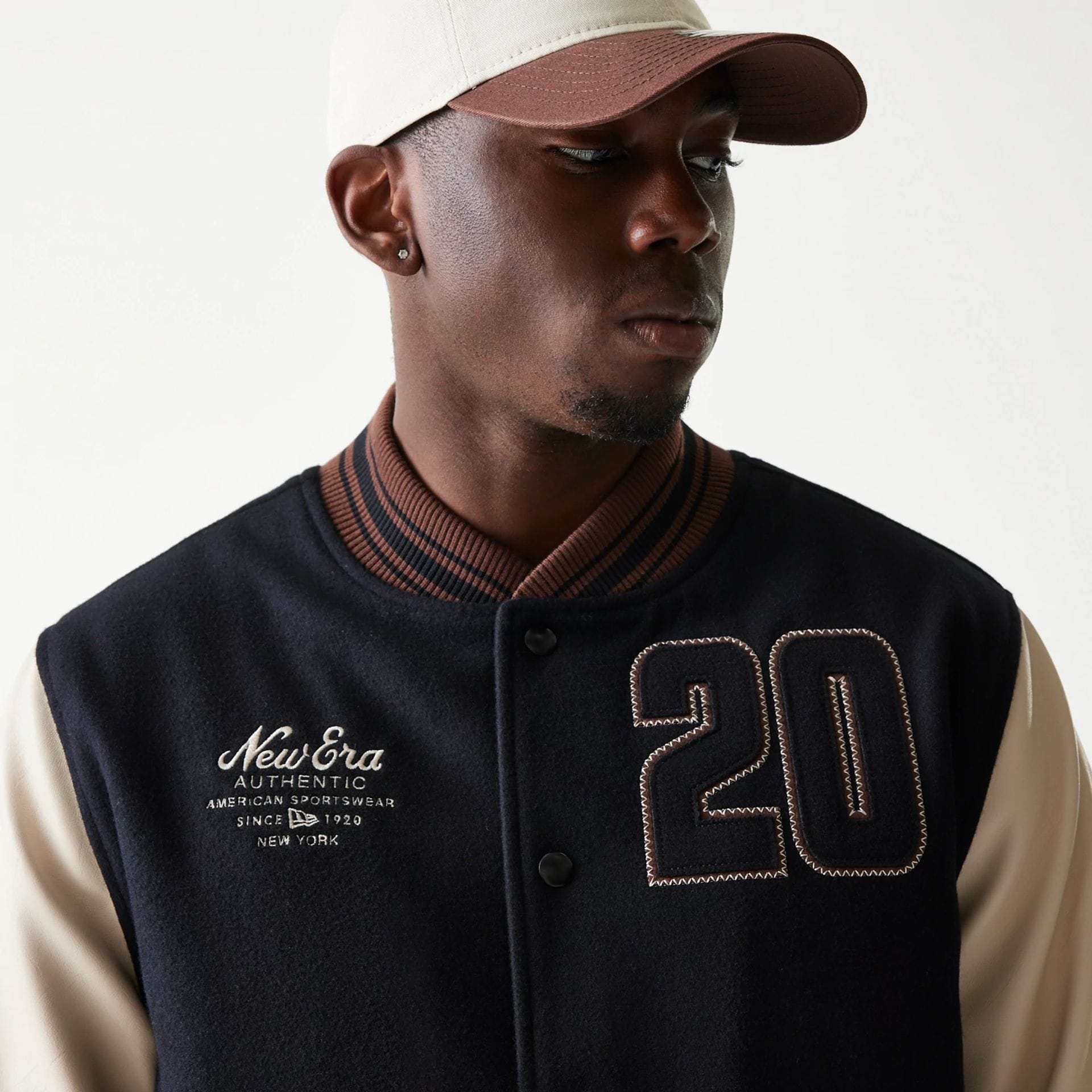 New Era Varsity Black Jacket-kentox