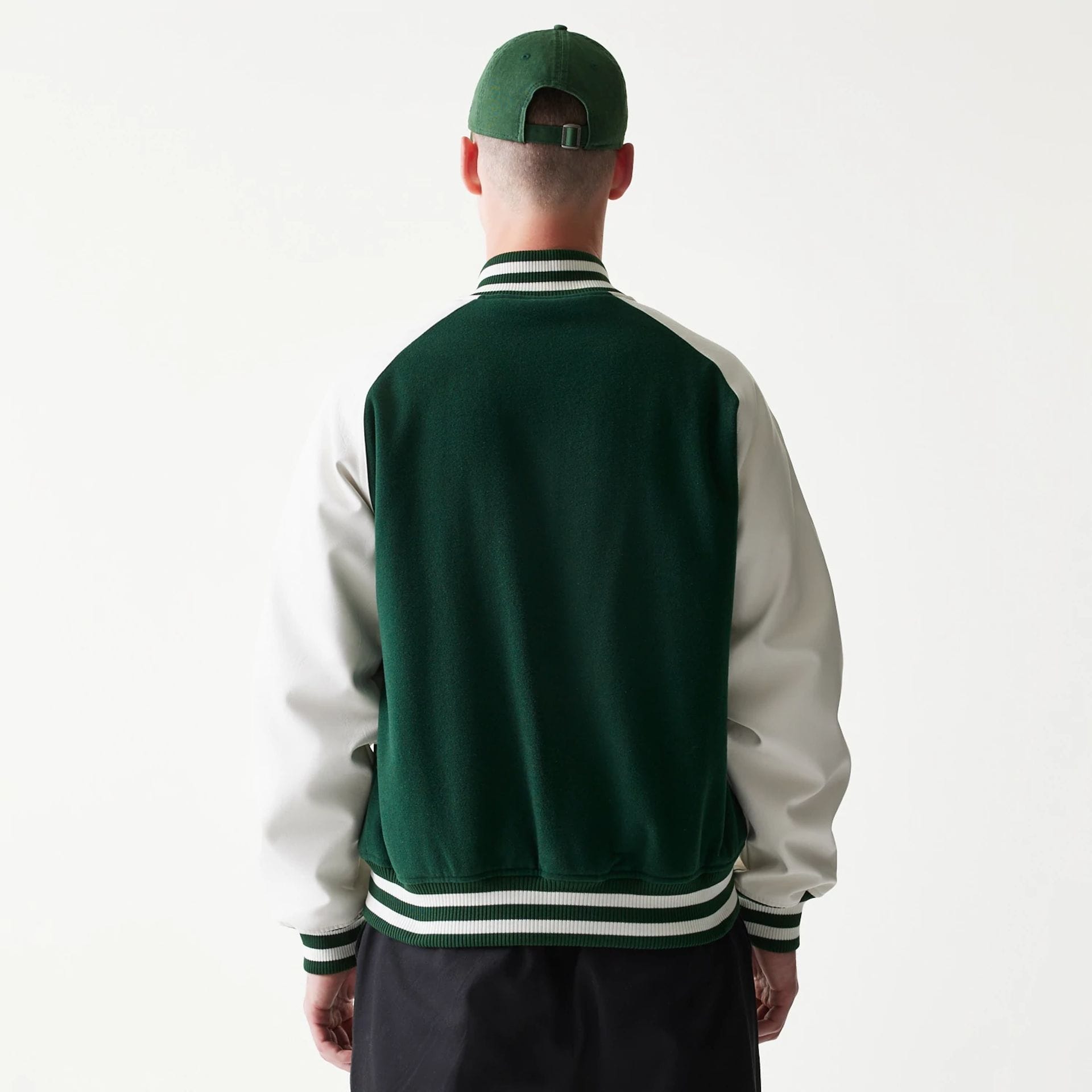 LA Dodgers MLB Dark Green Varsity Jacket-kentox