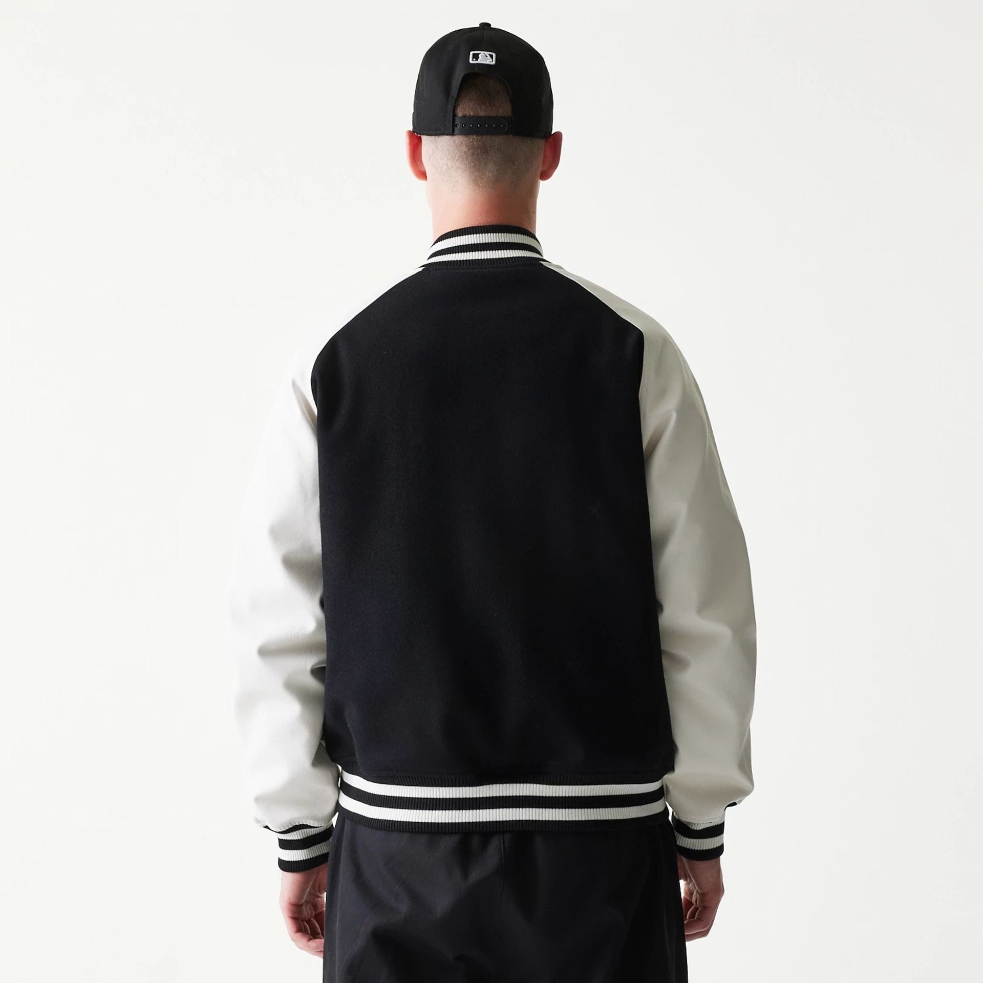 New York Yankees MLB Black Varsity Jacket-kentox