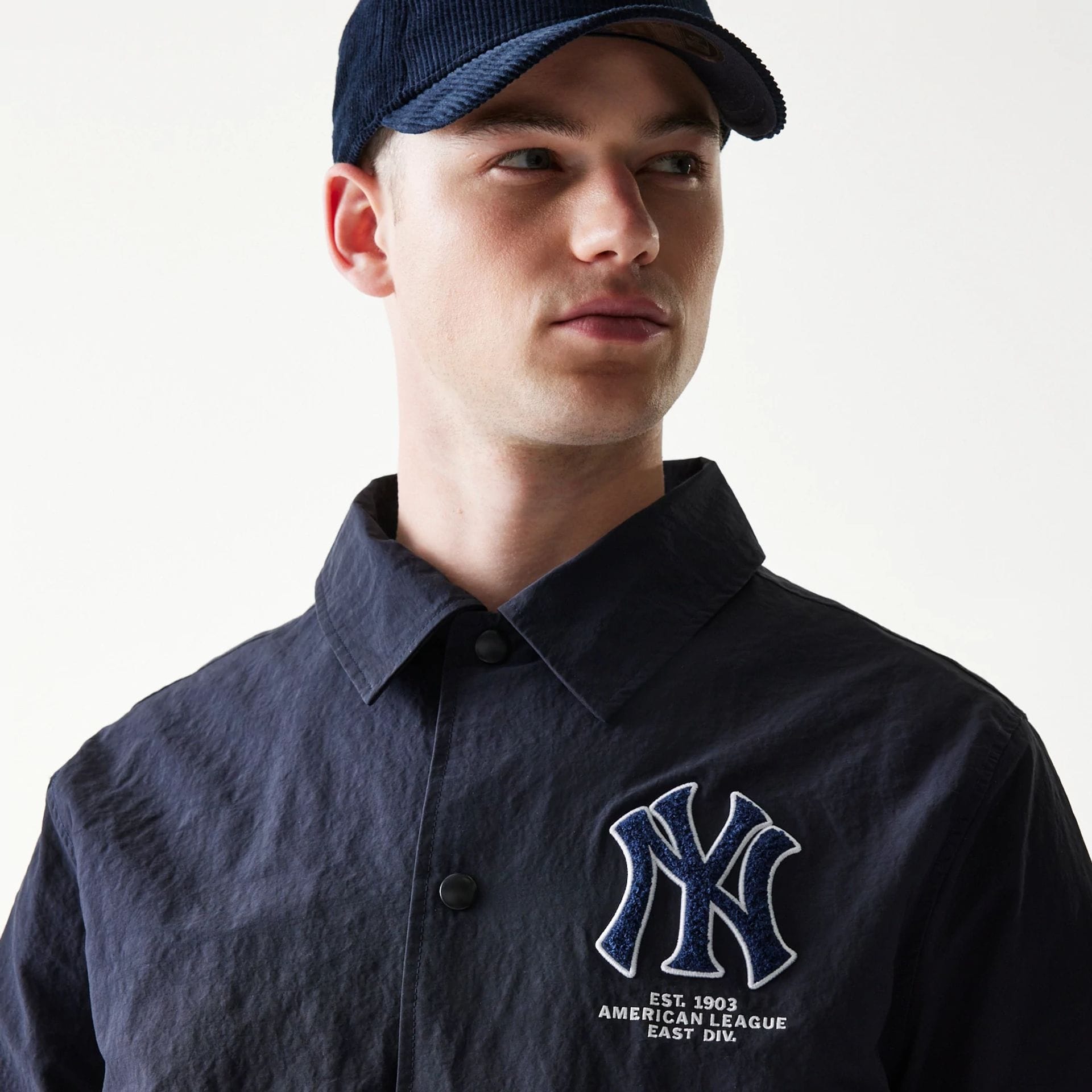 New York Yankees MLB Coaches Navy Jacket-kentox