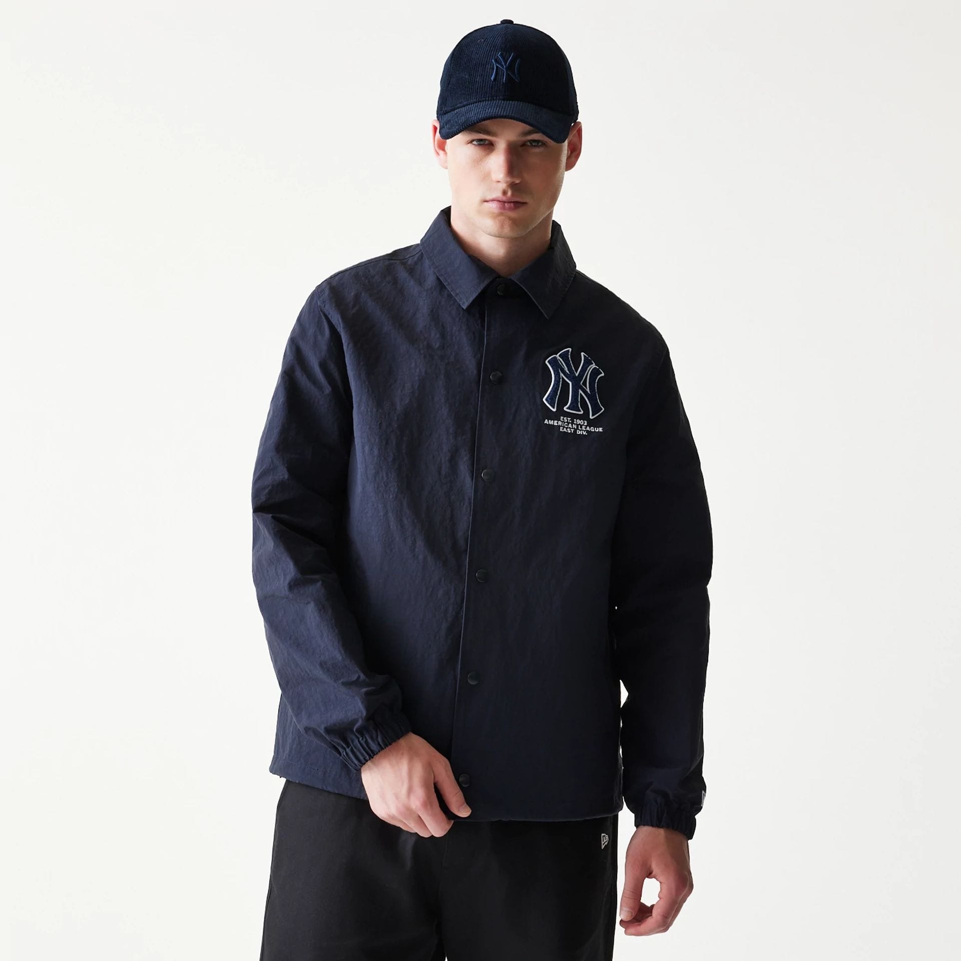 New York Yankees MLB Coaches Navy Jacket-kentox
