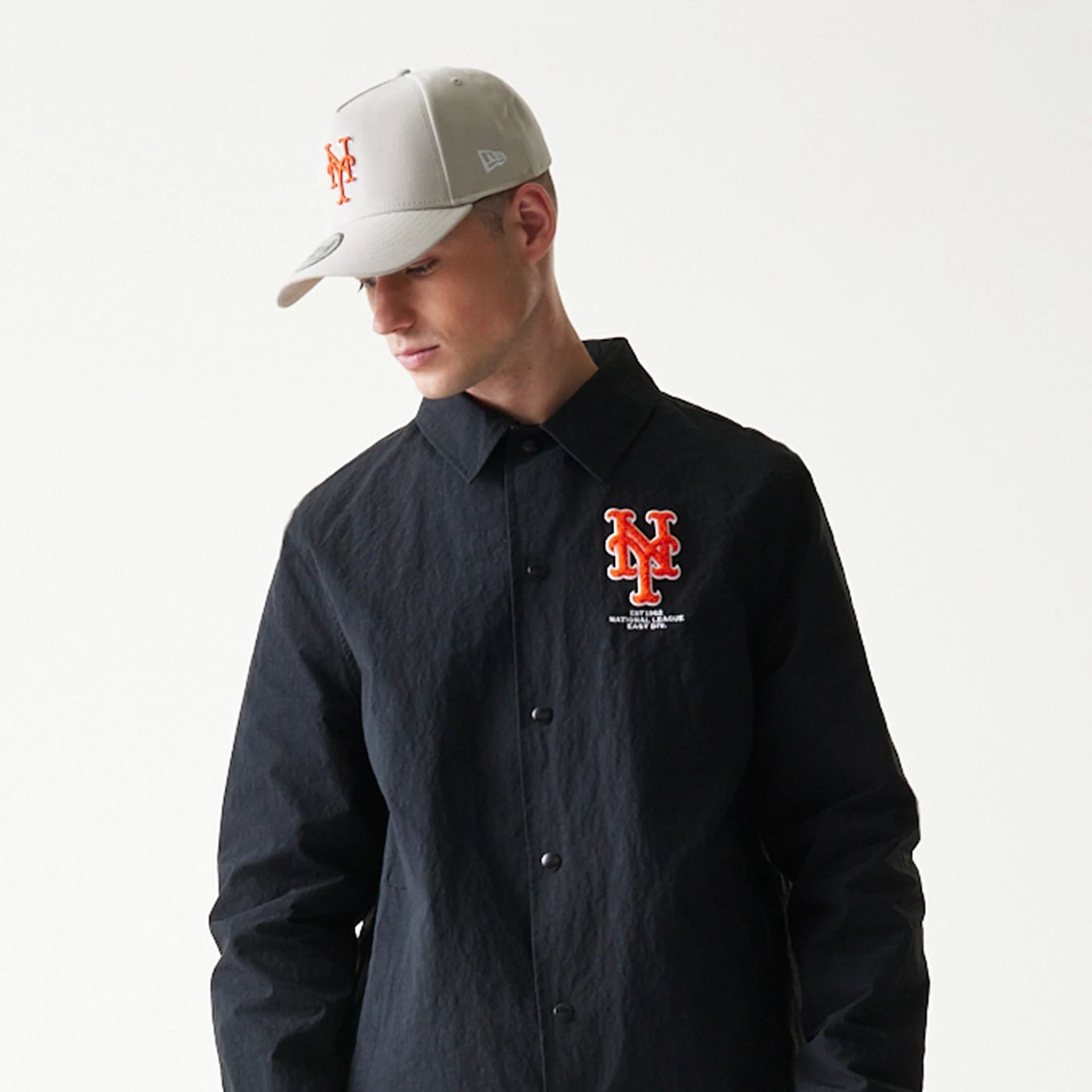 New York Mets MLB Coaches Black Jacket-kentox