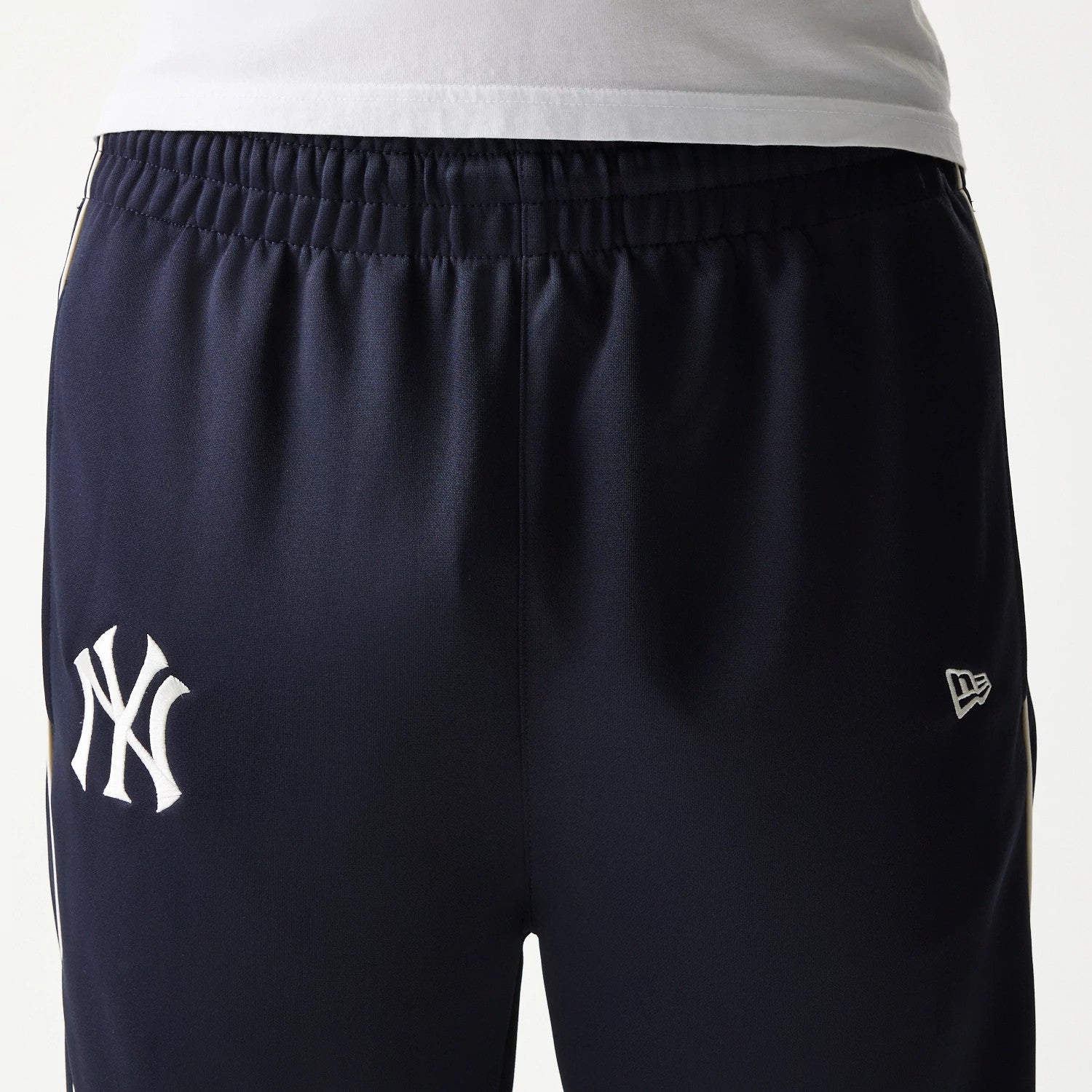 New York Yankees MLB Piping Navy Straight Leg Joggers-kentox