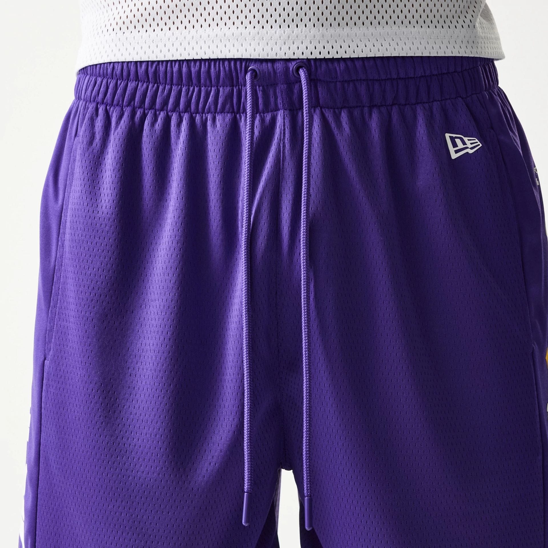 LA Lakers NBA Mesh Purple Shorts-kentox