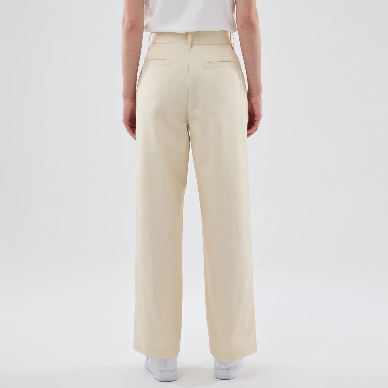 New York Yankees Womens MLB Cream Chino Trousers-kentox
