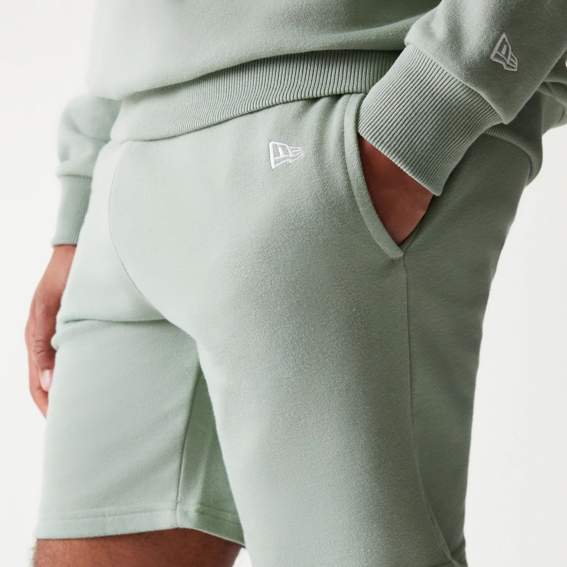 LA Dodgers MLB League Essential Midi Pastel Green Shorts-kentox