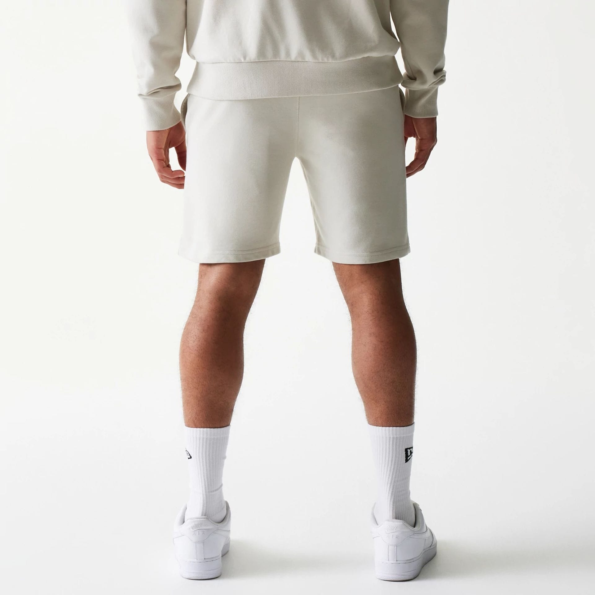 LA Lakers NBA League Essential Light Beige Shorts-kentox