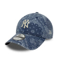 New York Yankees MLB Washed Paisley Navy 9TWENTY Cap-kentox