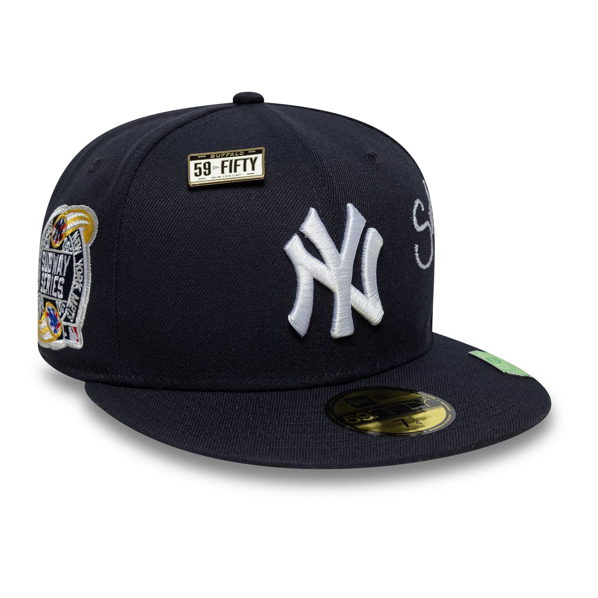 New York Yankees MLB Subway Series Navy 59FIFTY Fitted Cap-kentox