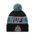 Newcastle United FC Black Bobble Knit Beanie Hat-kentox