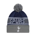 Tottenham Hotspur FC Navy Bobble Knit Beanie Hat-kentox