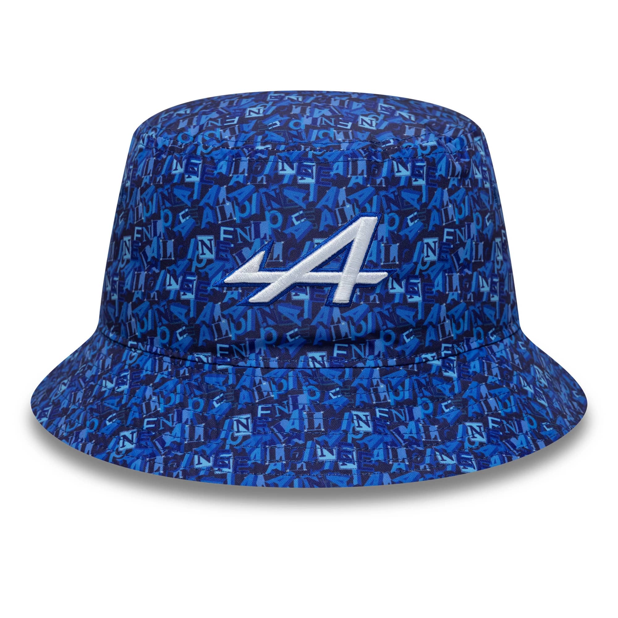 Alpine Racing All Over Print Navy Bucket Hat-kentox