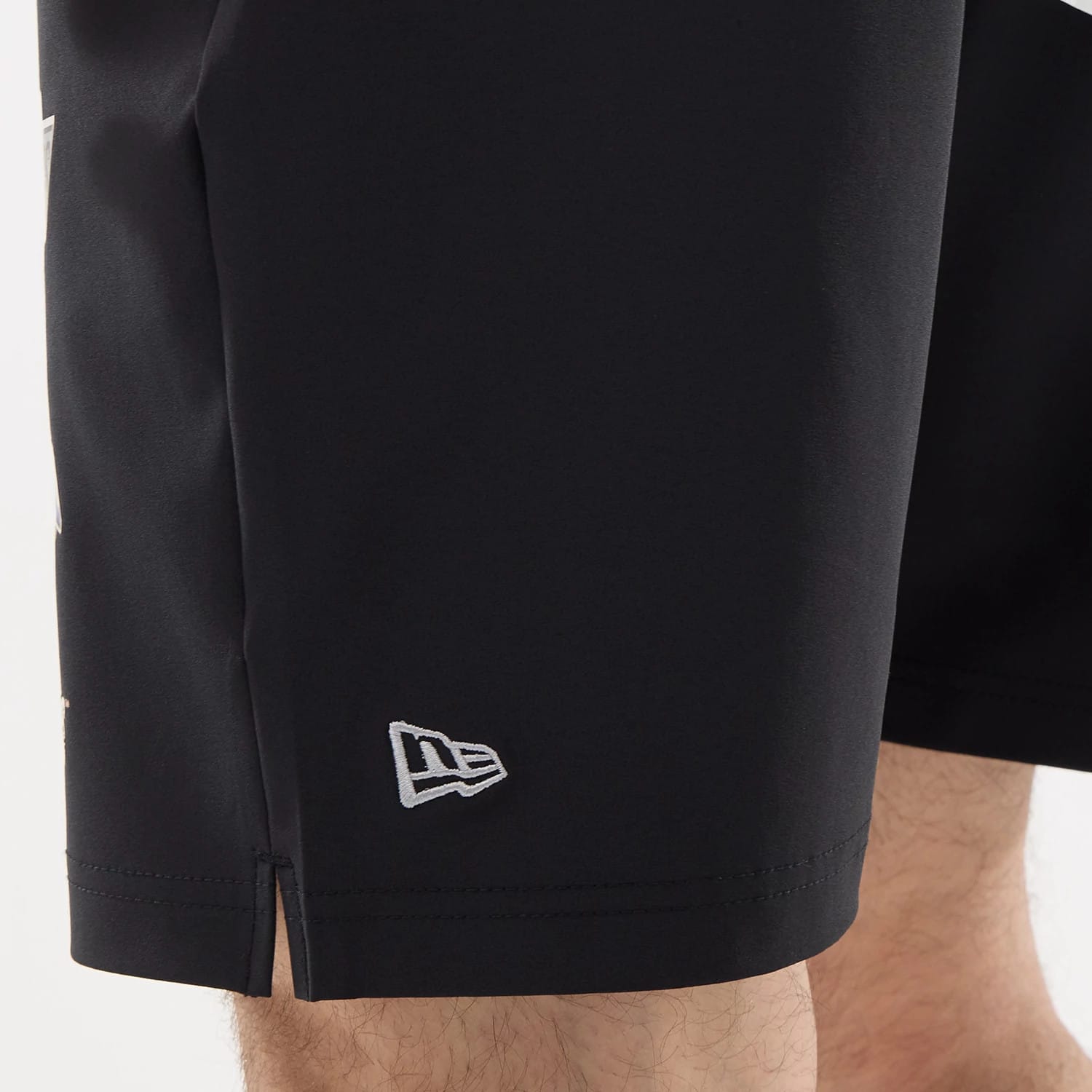LA Kings NHL Match Black Oversized Shorts-kentox