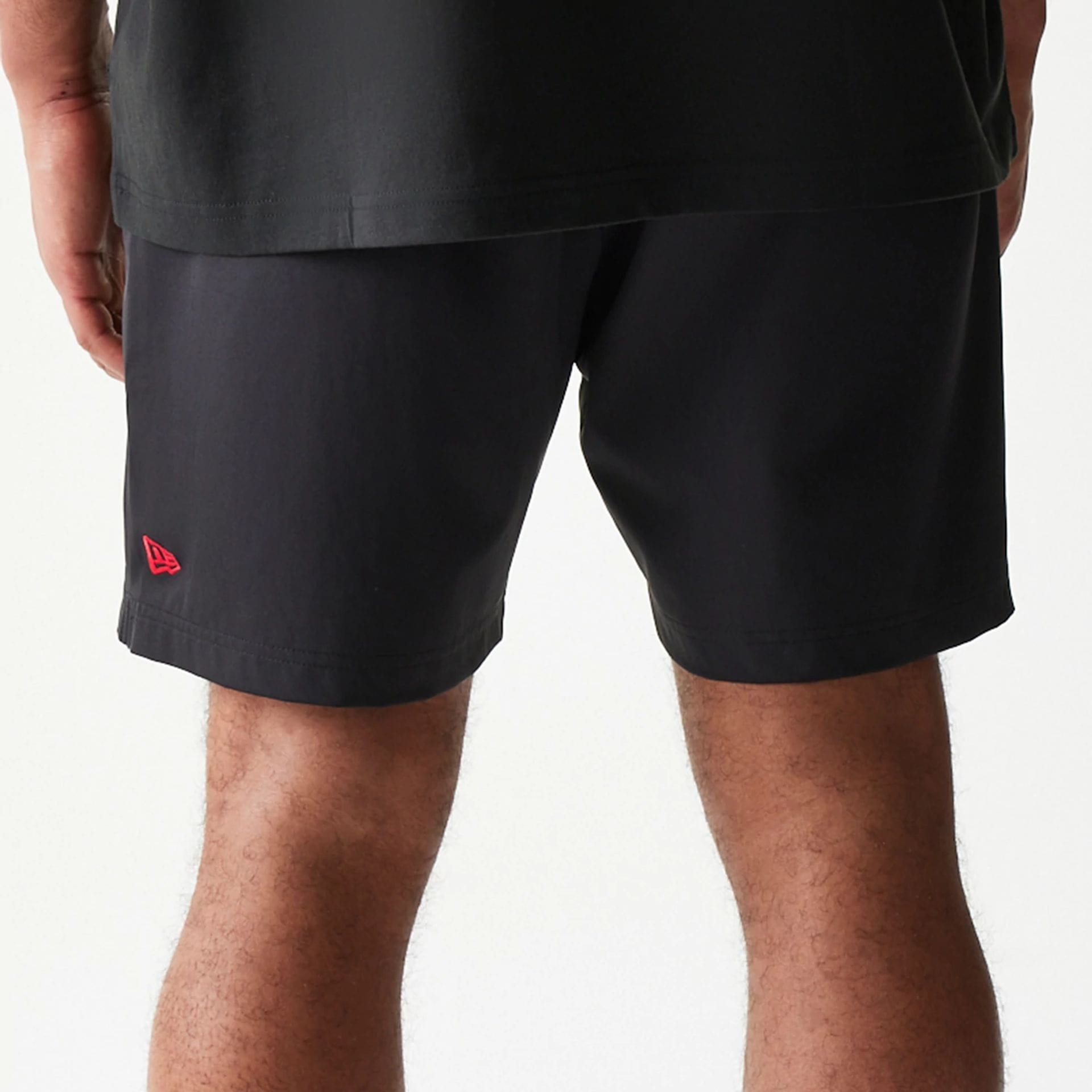 Chicago Bulls NBA Match Black Oversized Shorts-kentox