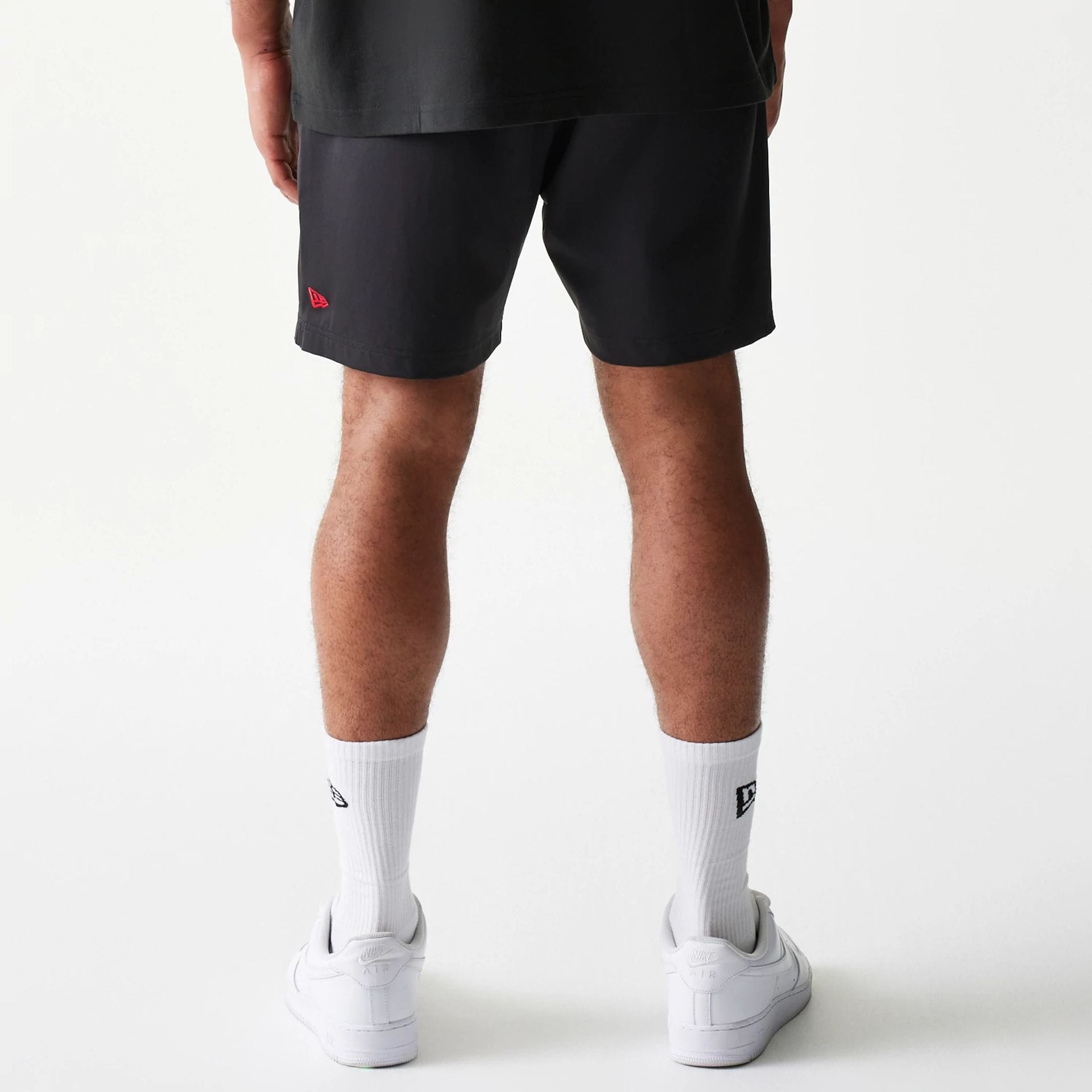 Chicago Bulls NBA Match Black Oversized Shorts-kentox